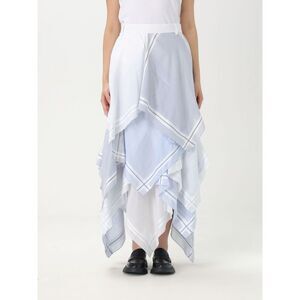 Moschino Couture Skirt Woman Gnawed Blue